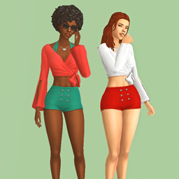 Custom Styled Looks By SimsandWhims | Chinese Translation