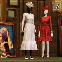 Princess of XVIII - Dresses & Fascinator Hat Set