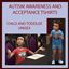 Autism Awareness and Acceptance TShirts - CTU (Child Toddler Unisex) logo