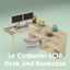 Le Corbusier LC16 Desk and Bookcase logo