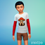 Whimsy Critter Tees – Adorable Tops for Your Sim Kids 🐑🍄💫 logo