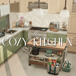 Mom cozy kitchen NO CC