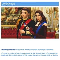 Coronation Event by kiarasims4mods Spanish translation