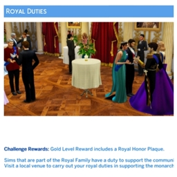 Royal Duties Event by kiarasims4mods Spanish translation