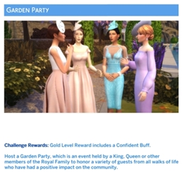 Garden Party Event by kiarasims4mods Spanish translation