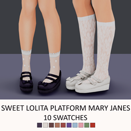 Sweet Lolita Platform Mary Janes logo
