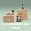 Le Corbusier LC14 Stool logo