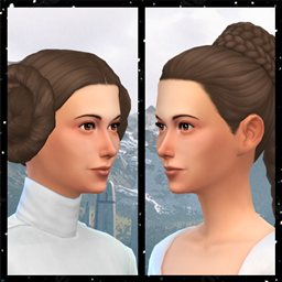 Princess Leia Hair Set: A New Hope logo