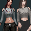 Gilded Blooms Top logo