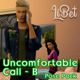 Uncomfortable Call - B - Pose Pack logo