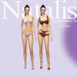 Set Bra N01-Panties N01ⁿᵃᵗᵃˡⁱˢ