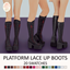 Platform Lace-Up Boots logo