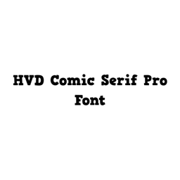 HVD Comic Serif Pro project image