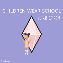 Children Wear School Uniform logo