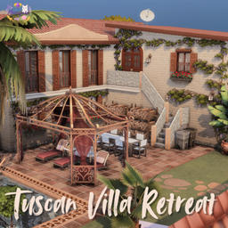 Tuscan Villa Retreat – Sims 4 logo