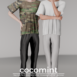 [cocomint] Stay Cozy Tee & Pants logo