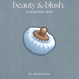 ellesimsworld Beauty and Blush: A Makeup Skill Mod / translation spanish by Monisims project image
