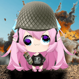 Chibidoki goes to WAR logo