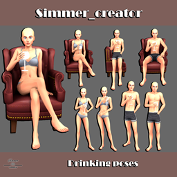 Drinking poses logo