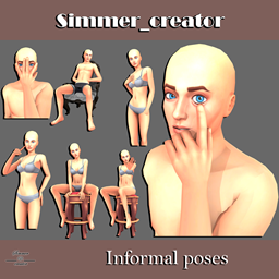 Informal poses logo