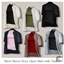 Short Sleeve Boxy Open Shirt with Tank logo