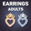 Princess Heart Stud Earrings logo