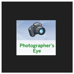 📸✨ Personality Trait — Photographer's Eye by kiarasims4mods — Spanish Translation ES 💚🎉