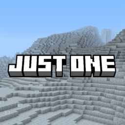 Just One - Minecraft But All Blocks And Items Have The Same Texture logo
