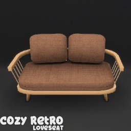Cozy Retro Loveseat