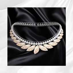 Ruby Leaf Necklace