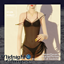 Ruched Slip Sheer Lingerie Mini Dress logo