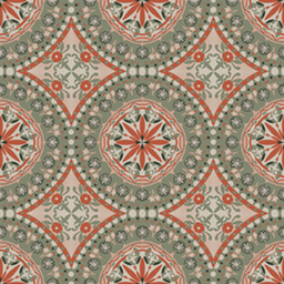 Verdant Rosette Foor Tile project image