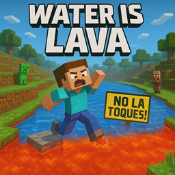 Minecraft but Water Hurts You 🌊🔥(Water is Lava) logo