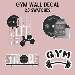Gym Wall Decal logo