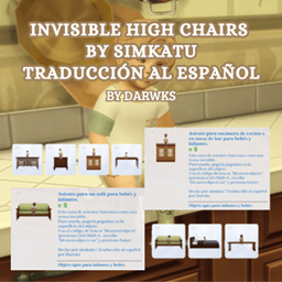 Invisible high chairs By Simkatu | Spanish Translation By Dareksimmer