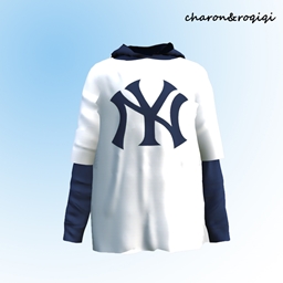 [charon&roqiqi]pullover sweatshirt logo