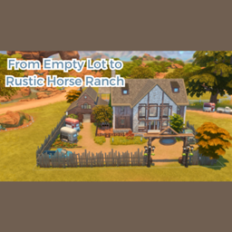 From Empty Lot to Rustic Horse Ranch logo