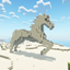 Desert Horse Statue logo
