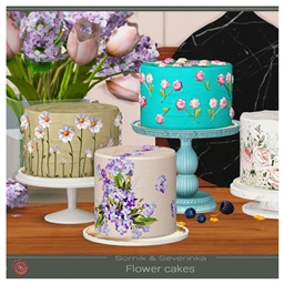 Elegant Cakes with Flowers by Somik_Severinka Spanish translation
