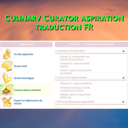 Mod Culinary Curator aspiration par Adeepindigo - Trad FR