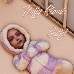 Fluffy Clouds Outfit ☁️| CC logo