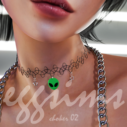[EGGSIMS] choker 02 logo