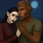 Doomed Souls bond for Vampires and Werewolves (Fated Mates extended) By  Nemesims   /  Spanish translation by GatamolLunastra logo