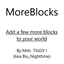 MoreBlocks Mod logo