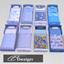 Children's bed with 8 different light blue bedding sets logo