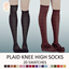 Plaid Knee-High Socks logo