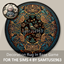 Classic Bird Round Dance Rug #4 Samtuse963 logo