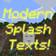 Modern Splash Texts logo