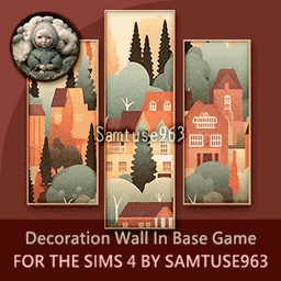 HQ Town Landscape Triptych #2 Sellable Extra B Samtuse963 project image