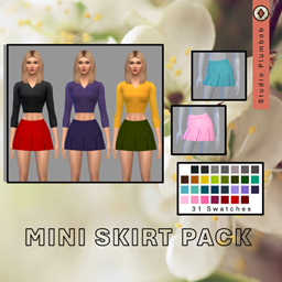 Mini Skirt Collection- Studio Plumbob logo